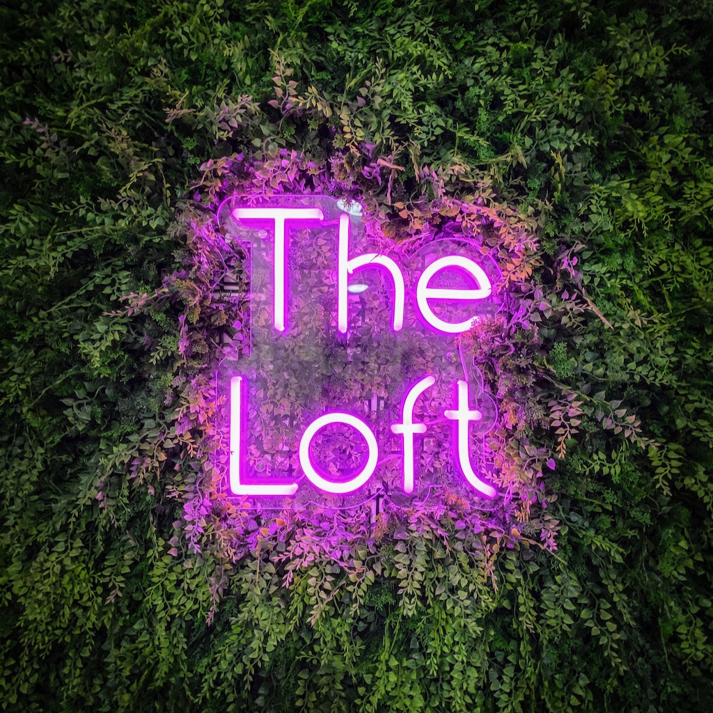 Neon sign word